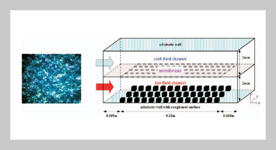 Analysis of Heat Transfer Coefficients in Direct Contact Membrane Distillation Modules Using CFD Simulation