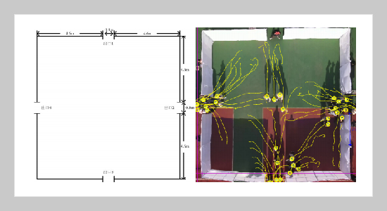 Study on a new simulation model of evacuation behavior of heterogeneous social small group in public buildings