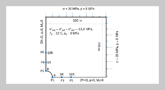 Thermo-hydro-mechanical responses of the host rock in the context of geological nuclear waste disposal