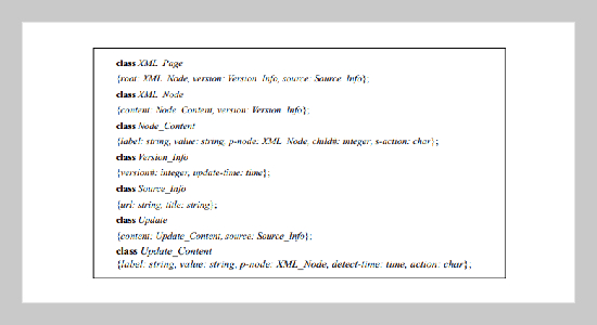 Change Detection and Maintenance of an XML Web Warehouse